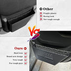 Z8 Metal Rear Door Storage Pockets Compatible with 2018-2024 Jeep Wrangler JL 4XE JLU Rubicon Sport Sahara Gladiator JT Door Side Insert Organizer Storage Box Accessories