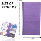 Car Registration and Insurance Holder,PU Leather Car Glove Box Organizer Car Document Holder for ID,Driver's License,Universal Car Organizer Car Accessories for Women/Men