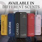 3PCS Greed Disposable Air Fresheners for Men | Long Lasting Car Air Freshener with Greed Fragrance | Lasts for 2 Weeks | Strong Car Perfume with Odor Eliminating Technology | by