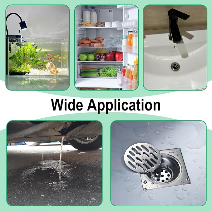 Auto Sunroof Drain Cleaning Tool, 120 Inch Flexible Tube Cleaning Brush with Pipe Cleaning Brush, Injector Hose, and Injector Soft Drain Brush, Car Sunroof Cleaner for Drains, Sewers, Windshields
