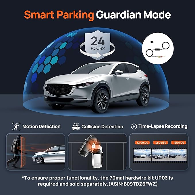 4K Dash Cam Front and Rear with STARVIS, Dashcam with 5GHz WiFi, GPS Car Camera, Super Night Vision, ADAS, 3'' IPS Screen, 24H Parking Mode, Time-Lapse, Loop Recording, Support 256GB Max (A800S) | 5GHz WiFi • ADAS • 24H Parking Mode • 3" IPS Scre...