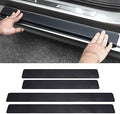 Car Door Sill Protector,4D Carbon Fiber Anti-Scratch Cover Strips,Universal Scuff Protective Door Threshold Guard Vinyl Sticker for Car Truck SUV(4PCS)