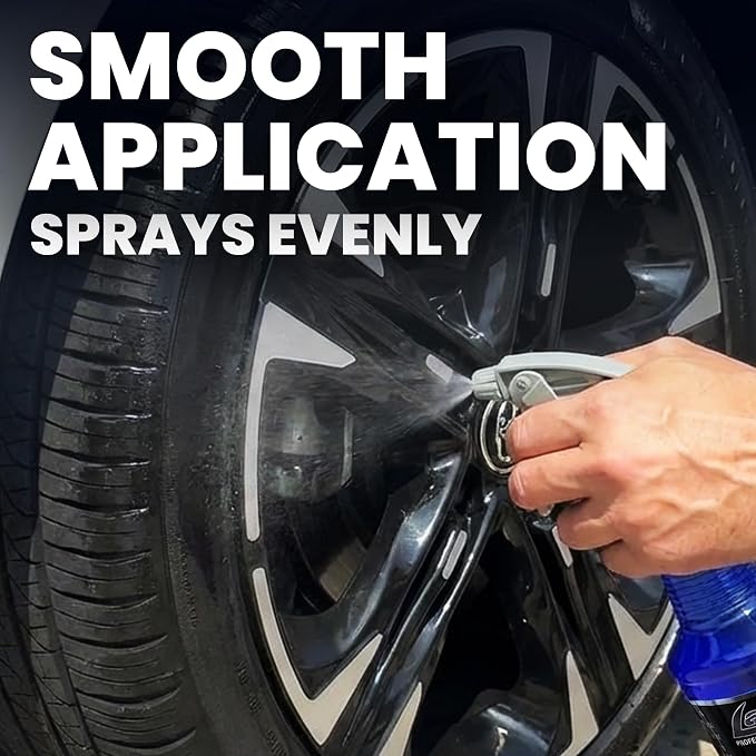 LANE'S Super Blue Tire Dressing | High-Gloss Tire Spray | 16oz (Pack of 2) | No Sling, No Run, Long Lasting | Protects from Cracks & UV Rays | Non-Greasy Tire Dressing & Cleaner for Cars, SUVs, More