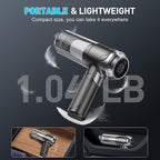 Handheld Car Vacuum Cleaner, 10000PA Vacuum Cleaner & Air Duster, 120W High Power Vacuum Portable Cordless, Hand Held Vacuum Rechargeable with Multi-Nozzles & LED Light for Home, Car, Office