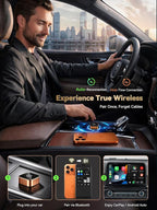 2026 Wireless CarPlay & Android Auto Adapter, Mini 2-in-1 Plug & Play Dongle Converts Wired to Wireless – Auto Reconnect, Low Latency, Works with iOS 10+ & Android 11+ for After 2016 Cars