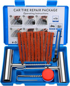 Universal Tire Repair Kit, Heavy Duty 22 Pcs Emergency Tire Plug Kit, for car Motorcycle, Truck, ARB，ATV, Tractor, RV, SUV, Trailer