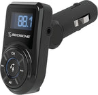 BTFM3 BTFREQ Universal Bluetooth Hands-Free Car Kit with Digital FM Transmitter and 10-Watt USB Car Charger - Black XL