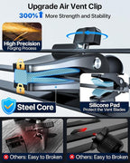 【Upgraded Strongest Suction & Pro Military-Grade】Ultimate Car Phone Mount【360°Rotatable Suction】Cell Phone Holders Truck Stand for Dashboard Windshield Vent for iPhone 17 Pro Max 16 Samsung,Dark Blue