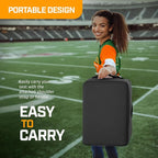 Portable Extra Thick Heated Stadium Seat Cushion – Bleacher Cushion with Side Pocket, Cup Holder, Waterproof, Anti-Slip, and Straps – Perfect for Football Seats and Bench Seats for Bleachers