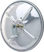 610673 8-Inch Stainless Steel Center-Mount Convex Mirror Head with J-Bracket, Universal Driver or Passenger Side