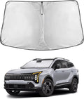 Windshield Sunshade Compatible for Kia Sportage NQ5 2023-2024 2025 2026, Sun Visor for Front Windshield & Window Sun Shade Cover, UV Heat Blocker & Protector, Car Accessories