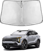 Windshield Sunshade Compatible for Kia Sportage NQ5 2023-2024 2025 2026, Sun Visor for Front Windshield & Window Sun Shade Cover, UV Heat Blocker & Protector, Car Accessories