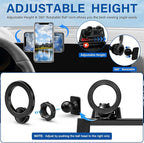 Car Phone Holder for Kia Sportage 2026 Accessories 12.3-in Screen | 2026 Kia Sportage Cell Phone Mount for Magsafe iPhone, 360° Hands-Free No Air Vent Blockage One-Hand Operation Stable Stand
