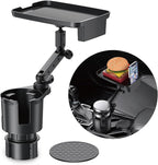 Cup Holder Expander for Car,Upgraded Car Cup Holder Expander Adapter with Offset Adjustable Base and 8" Tray, Fit Most Large Bottles and Mugs-Yeti Ramblers 14/24/36/46oz, Hydro Flasks 32/40oz