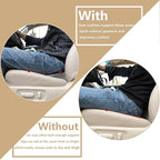 Car Seat Cushion - Memory Foam Car Seat Pad - Sciatica & Lower Back Pain Relief - Car Seat Cushions for Driving - Road Trip Essentials for Drivers(Gray)