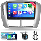 8Core 4+64G Car Stereo for Honda Pilot 2006 2007 2008 Wireless Carplay Android Auto,9 inch 1280 * 720P IPS Touch Screen Radio, Android15/GPS/WiFi/32EQ DSP/59UI/Bluetooth5.0/SWC/Backup Camera&Mic