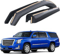 Goodyear Shatterproof in-Channel Window Deflectors for Cadillac Escalade ESV 2015-2020, Rain Guards, Window Visors for Cars, Vent Deflector, Car Accessories, 4 pcs - GY007993