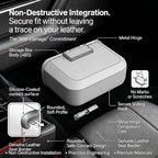 Car Trash Can with Lid - Leakproof Mini Garbage Bin for Door or Seatback,Premium ABS Auto Organizer,Space-Saving Car Garbage Can for Commuters,Families and Pet Owners,Fit for SUV,Sedan,Truck (Beige)
