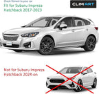 in-Channel Incredibly Durable Rain Guards for Subaru Impreza 2017-2023 Hatchback, Original Window Deflectors, Vent Window Visors, Vent Deflector, 4 pcs. - 617306