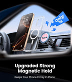 for MagSafe Car Mount Vent Pink– [Super Magnet Power & Vent-Safe Clip] 360° Adjustable Study Magnetic Phone Holder Hands Free for iPhone 17 16 15 14 13 12 Pro Max