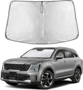 Windshield Sunshade Compatible for Kia Sorento 2021-2024 2025 2026, Sun Visor for Front Windshield & Window Sun Shade Cover, UV Heat Blocker & Protector, Car Accessories