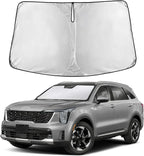 Windshield Sunshade Compatible for Kia Sorento 2021-2024 2025 2026, Sun Visor for Front Windshield & Window Sun Shade Cover, UV Heat Blocker & Protector, Car Accessories