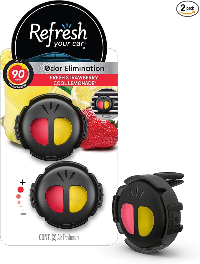 Fresh Strawberry/Cool Lemonade Scent Mini Diffusers, 2 Count