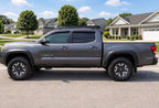 2005-2023 Tape-On Rain Guards for Toyota Tacoma Double Cab Side Window Visor Deflectors Extra Thick Vent Shades 2022 2021 2020 2019 2018 2017 2016 2015