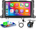 4 Core+64G Android 15 Car Stereo for Toyota Sienna 2011-2014 with Wireless Carplay Android Auto, 9 Inch Touch Screen Radio Support GPS/ 5G WiFi/Bluetooth/SWC+Backup Camera