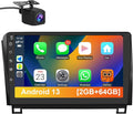 Car Stereo for Toyota Tundra 2007-2013 & Sequoia 2008-2018, Android 13 2GB+64GB 10.1 Inch Touch Screen with CarPlay & Android Auto, Bluetooth, WiFi, FM/AM Radio, Backup Camera