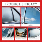 Car Glass Anti Fog Spray - Instant Automotive Defogger for Clear Visibility, Portable Glass Cleaner with Fast Fog Removal, Protective Coating for Driving, Shower Doors, Rainy Conditions