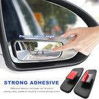 2 PCS Blind Spot Mirror, Adjustable Wide Angle Convex Side Rearview Mirrors, Long Framed Rectangular HD Glass Rear View Mirror for Sedans SUVs Trucks, Car Accessories (Framed Rectangle)