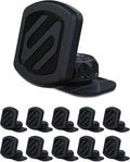 MAGDM-10KFLT MagicMount Magnetic Car Phone Mount for Dashboard, 360° Adjustable Magnet Head, Universal Cell Phone Holder for Car Compatible with iPhone Samsung & All Devices (Pack of 10)