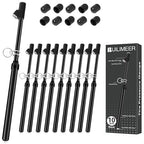 10-Pack Dual Head Tire Pressure Gauge 10-150 PSI (Black) | Heavy Duty Air Pressure Gauge with Stainless Steel Body, Metal Nozzle & Durable Plated Brass – for Cars, Trucks, Bikes, RVs