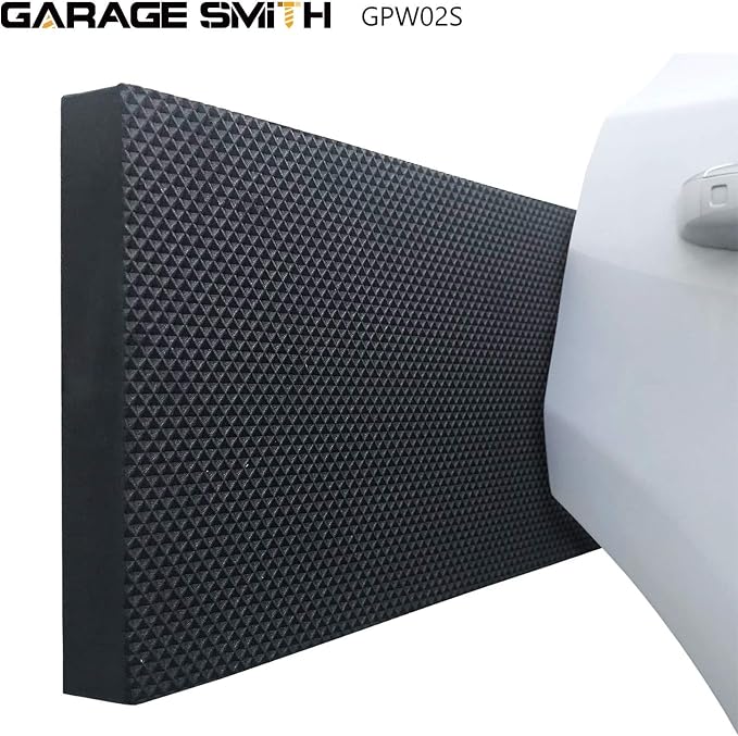 GWP02S Garage Wall Protector Car Door Protectors, Designed in Germany (4, Black)