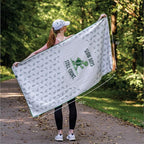 Athletic Running Towel, Full-Sized, Car Seat Cover - Moisture Wicking (Slow Days Still Count)