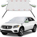 Car Windshield Cover for Ice and Snow - Magnetic Car Windshield Snow Cover, Winter Frost Guard Car Window Covers Snow Shield Ice Cover & 4-Layer, Anti-UV for Most Cars Big Size (67x 59in)