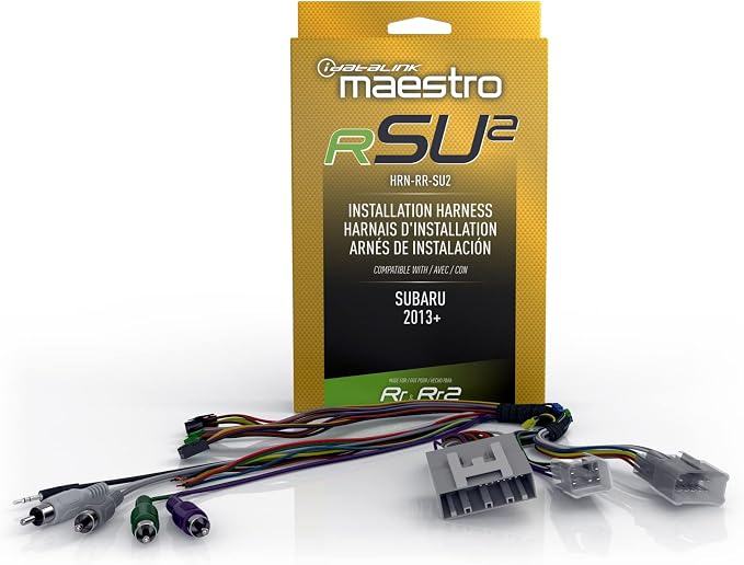 Maestro HRN-RR-SU2 Plug and Play T-Harness for SU2 Subaru Vehicles - (Discontinued)