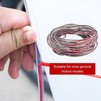 32.8Ft(10M) Car Door Edge Protector, Anti-Collision Auto Door Protective Strip U Shape Edge Trim, Self-Adhesive Automotive Doors Entry Guard Seal Protector for Most Vehicles (Clear)