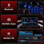4+128GB Android 15 Car Radio for Nissan Versa Sedan 2015-2019 Wireless Carplay Android Auto, 10.1" 1280 * 720P in-Cell Touch Screen Car Stereo WiFi Bluetooth GPS FM/RDS EQ Backup Camera MIC