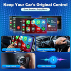 Wireless CarPlay & Android Auto Adapter - Mini Ultra 3 Convert OEM Wired to Wireless Dongle for iPhone & Android 11+, USB-A/Type-C Plug & Play, Fast Connection, Online Upgrade
