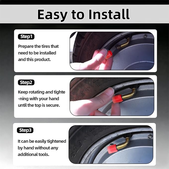 20 Pcs Glow in The Dark Tire Valve Caps Fluorescent Tire Valve Stem Caps, Cool Car Present for Universal Decoration Accessories for Car SUV Bicycle Motorcycles Trucks (Red)