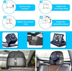 Baby Car Mirror with 4.3'' HD Night Vision Function Display, Safety Car Seat Camera with Wide Crystal Clear View, Easily Observe The Baby’s Move(Not USB)