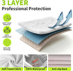 Towel Bucket Seat Cover Waterproof White Machine Washable for Athletes Running Swimming Boxing Workout Outdoor Sports