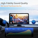 7" Wireless Apple CarPlay Screen for Car, Portable Car Radio with Carplay & Android Auto, 1080p Backup Camera, GPS, Mirror Link, Voice Control, FM Transmission, Support SD/TF Interface