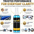 2fl Oz Fognexxa Premium Anti Fog Spray for Glasses, Goggles, VR Headsets & Face Shields, 24 Hour Fog Protection, Safe for Coated Lenses, 400+ Applications, Made in USA