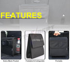 Car Trunk Organizer,Soft Felt Car Bag Organizer 12x7x12 inch Folding,for Honda CRV Civic Accord Ford Focus Fusion Toyota RAV4 Jeep SUV/Truck/Sedan/Van