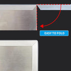 Clear Rubber Edge Trim, U Channel Silicone Rubber Edge Trim, 1/4" Slot, Fit for 7/32"-9/32", White Color, Edge Protector for Plywood, Glass, Flexi-Glass