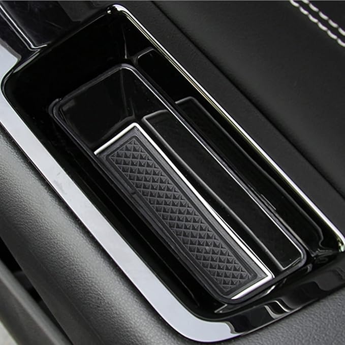 Front Door Handle Pocket Organizer Side Storage Box Insert Glove for Ford Edge 2015 2016 2017 2018 2019 2020 2021 2022 2023 2024 2025 2026, 2pcs
