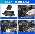 Center Console Drawer Fits for 2014-2024 Toyota 4Runner Console Organizer Dashboard Screen Tray Armrest Storage Box Compatible with 4Runner Interior Accessories (Drawer)